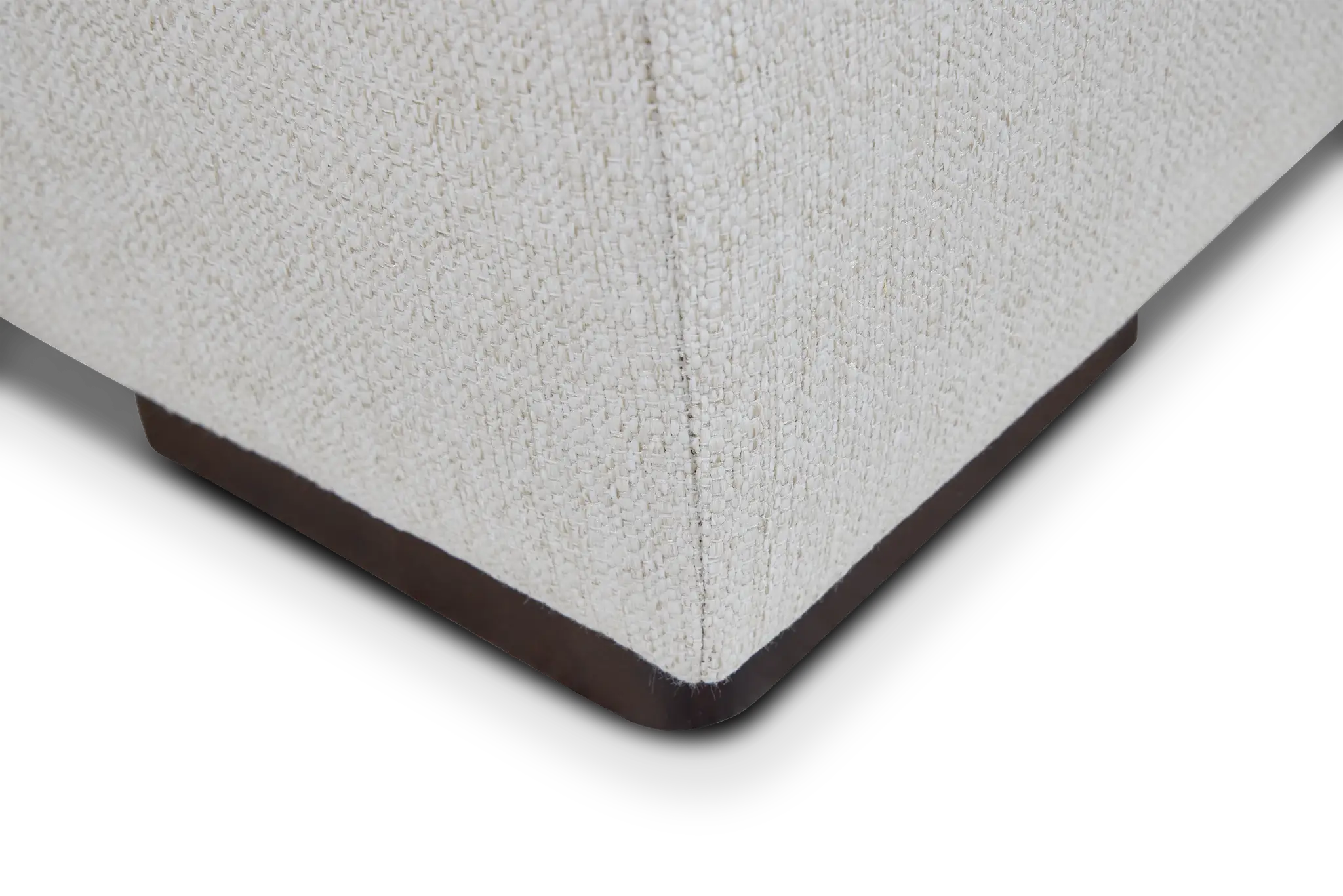 Austin White Fabric Small Left Chaise Sectional Austin White Fabric Small Left Chaise Sectional