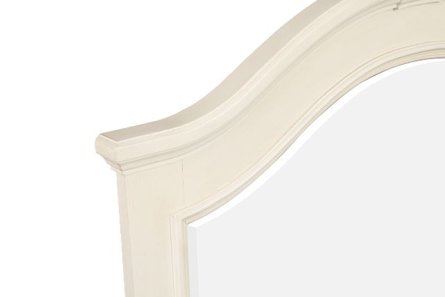 Savannah2 Ivory Arched Mirror