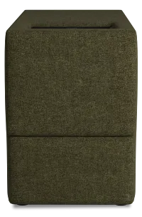 Citymod Green Fabric Itable Media Console With Storage Drawer