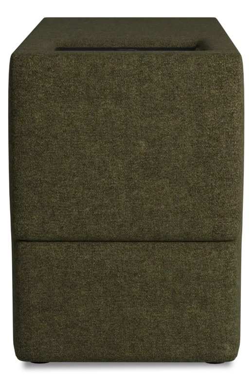 Citymod Green Fabric Itable Media Console With Storage Drawer