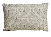 Kipling Gray Lumbar Indoor/outdoor Accent Pillow
