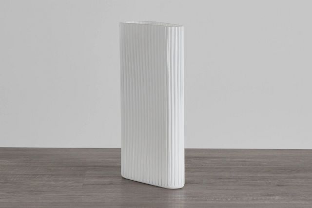 Salma White Large Vase