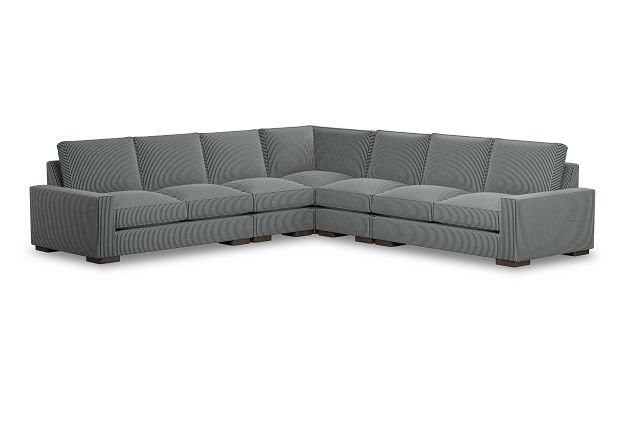 Edgewater Lucy Navy Large Two-arm Sectional