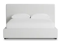 Grayton Elite Ivory 44" Upholstered Platform Bed