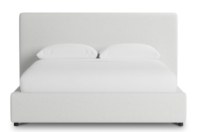 Grayton Elite Ivory 44" Upholstered Platform Bed