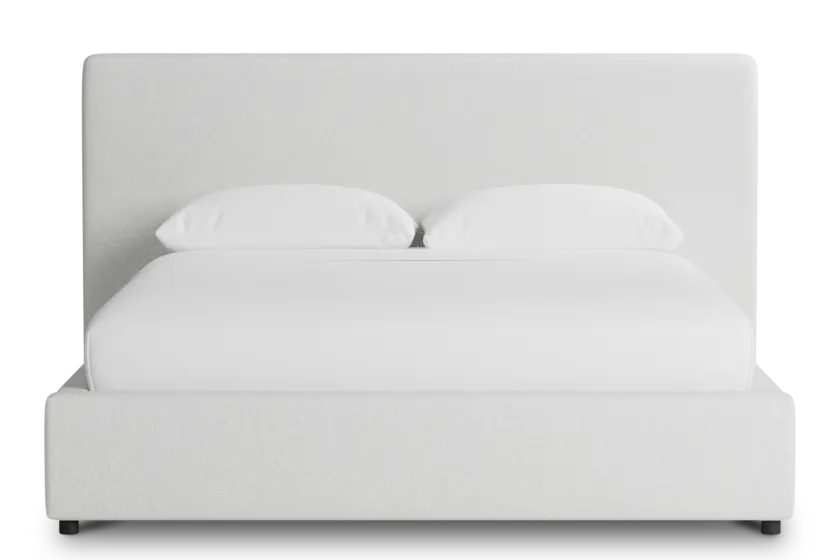 Grayton Elite Ivory 44" Upholstered Platform Bed