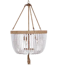 Larsen White Small Chandelier