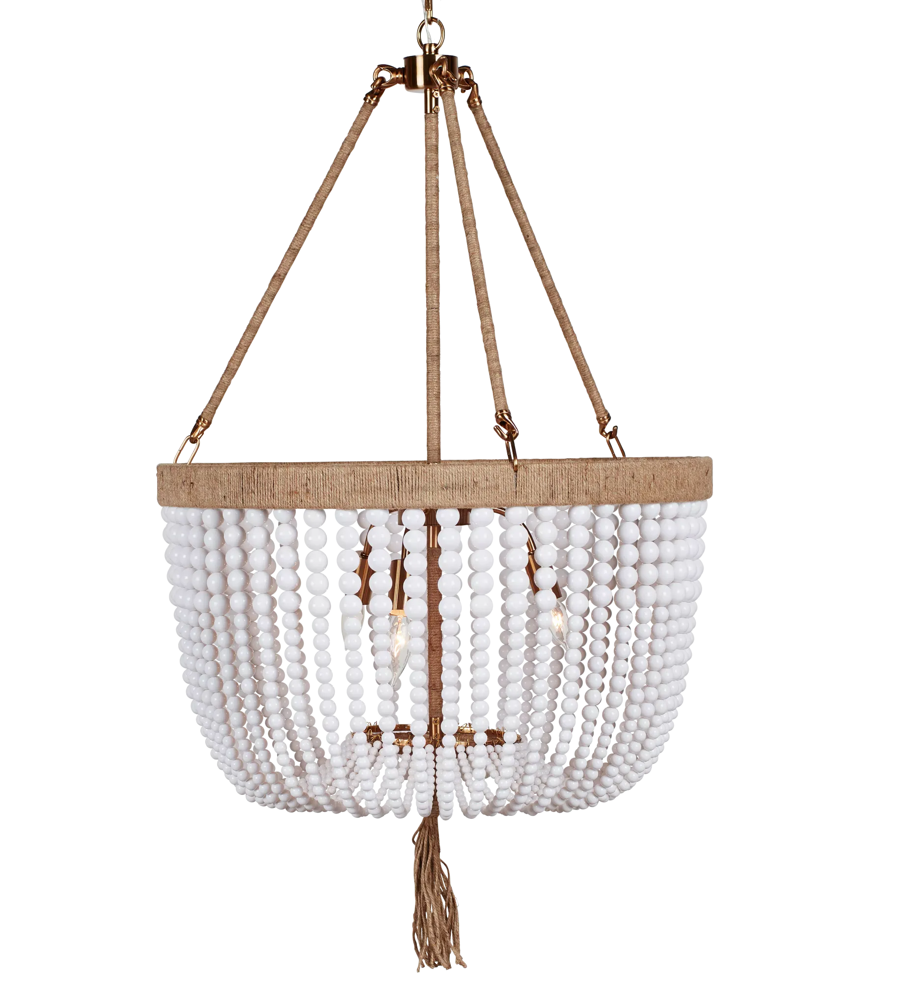 Larsen White Small Chandelier