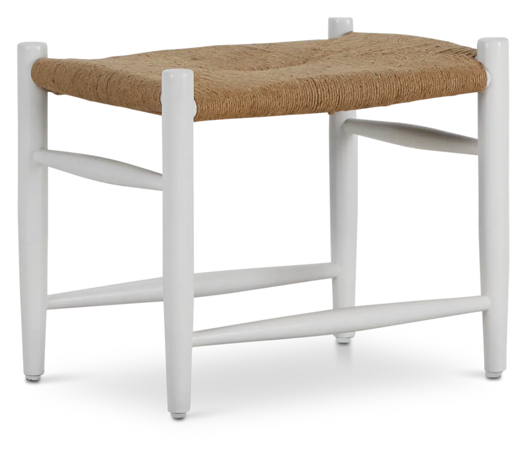 Auburn Woven Small Accent Stool