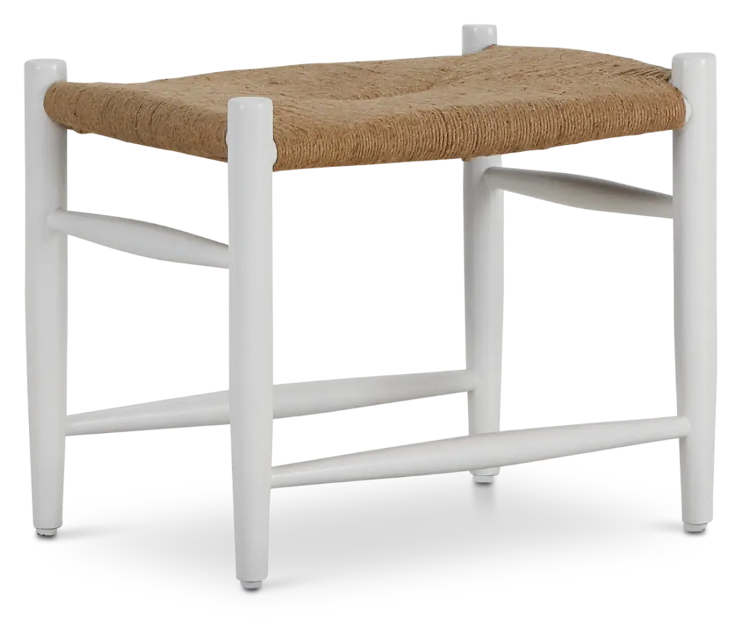 Auburn Woven Small Accent Stool Auburn Woven Small Accent Stool