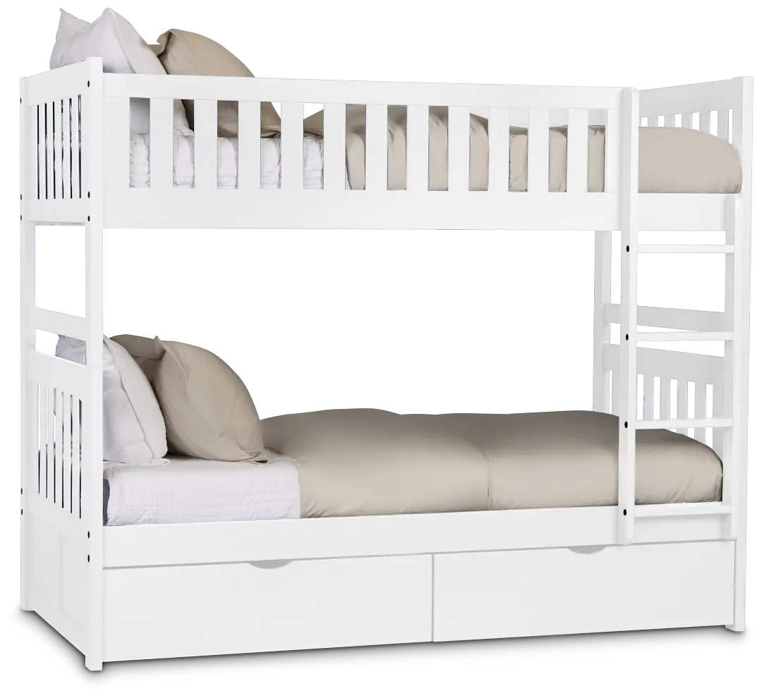 Charleston White Storage Bunk Bed Charleston White Storage Bunk Bed