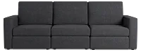 Citymod Dark Gray Fabric 3-piece Modular Sofa