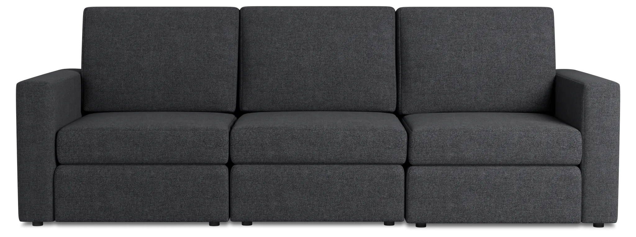 Citymod Dark Gray Fabric 3-piece Modular Sofa