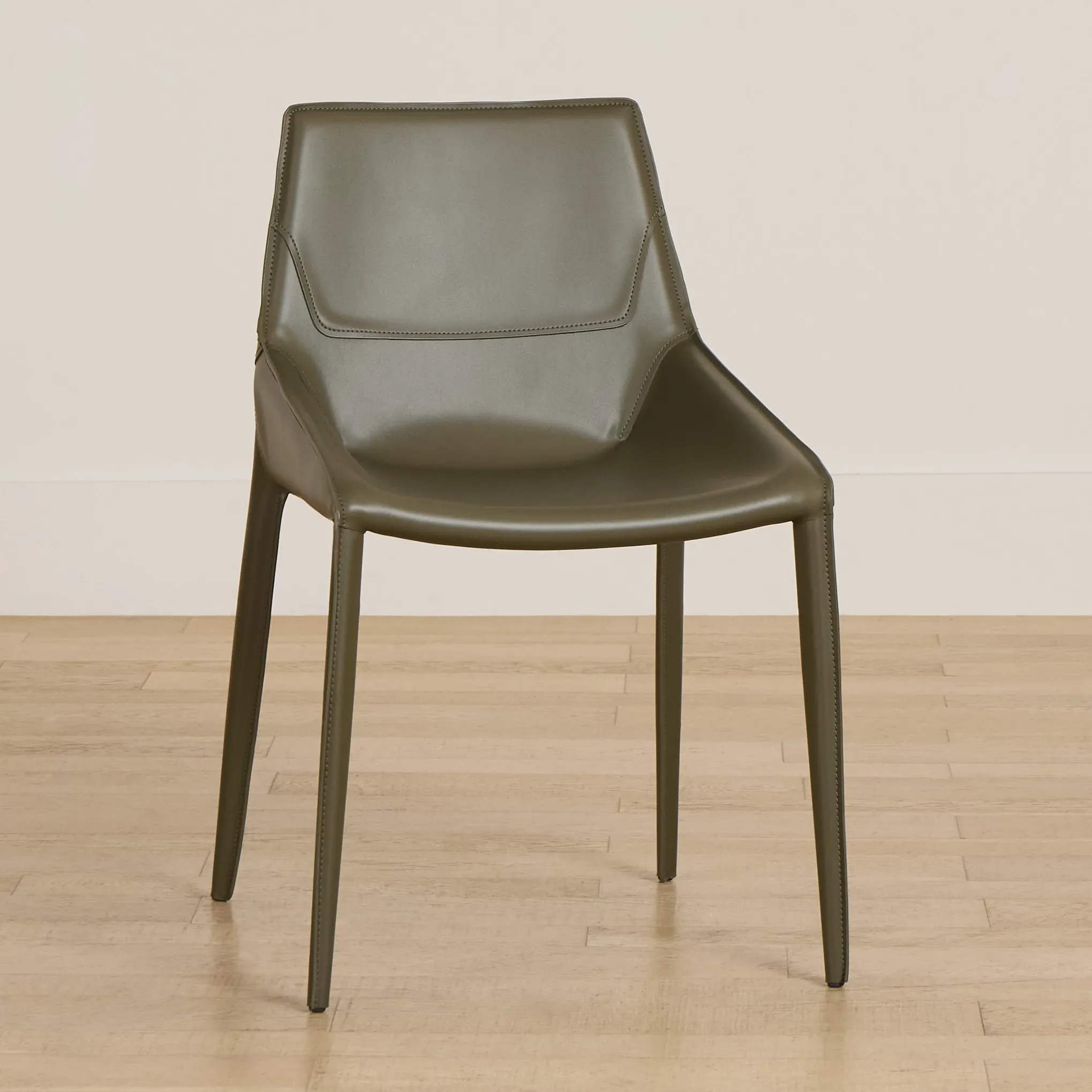 Wakefield Dark Green Upholstered Side Chair