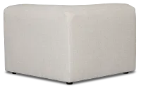 Baylor Light Beige Fabric Corner Chair