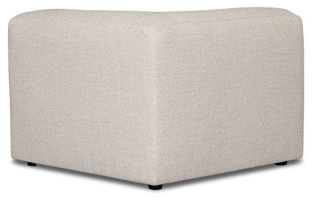 Baylor Light Beige Fabric Corner Chair