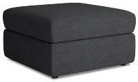 Citymod Dark Gray Fabric Storage Ottoman