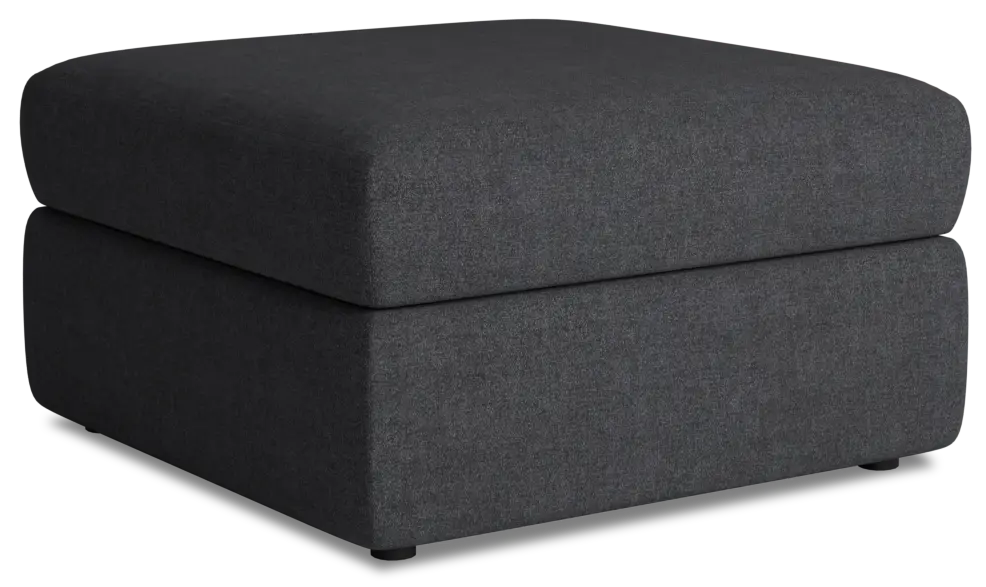 Citymod Dark Gray Fabric Storage Ottoman Citymod Dark Gray Fabric Storage Ottoman