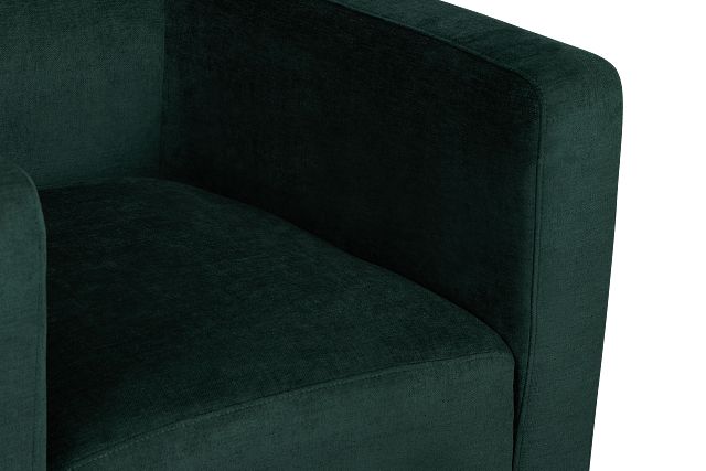 Lizzie Green Velvet Accent Chair