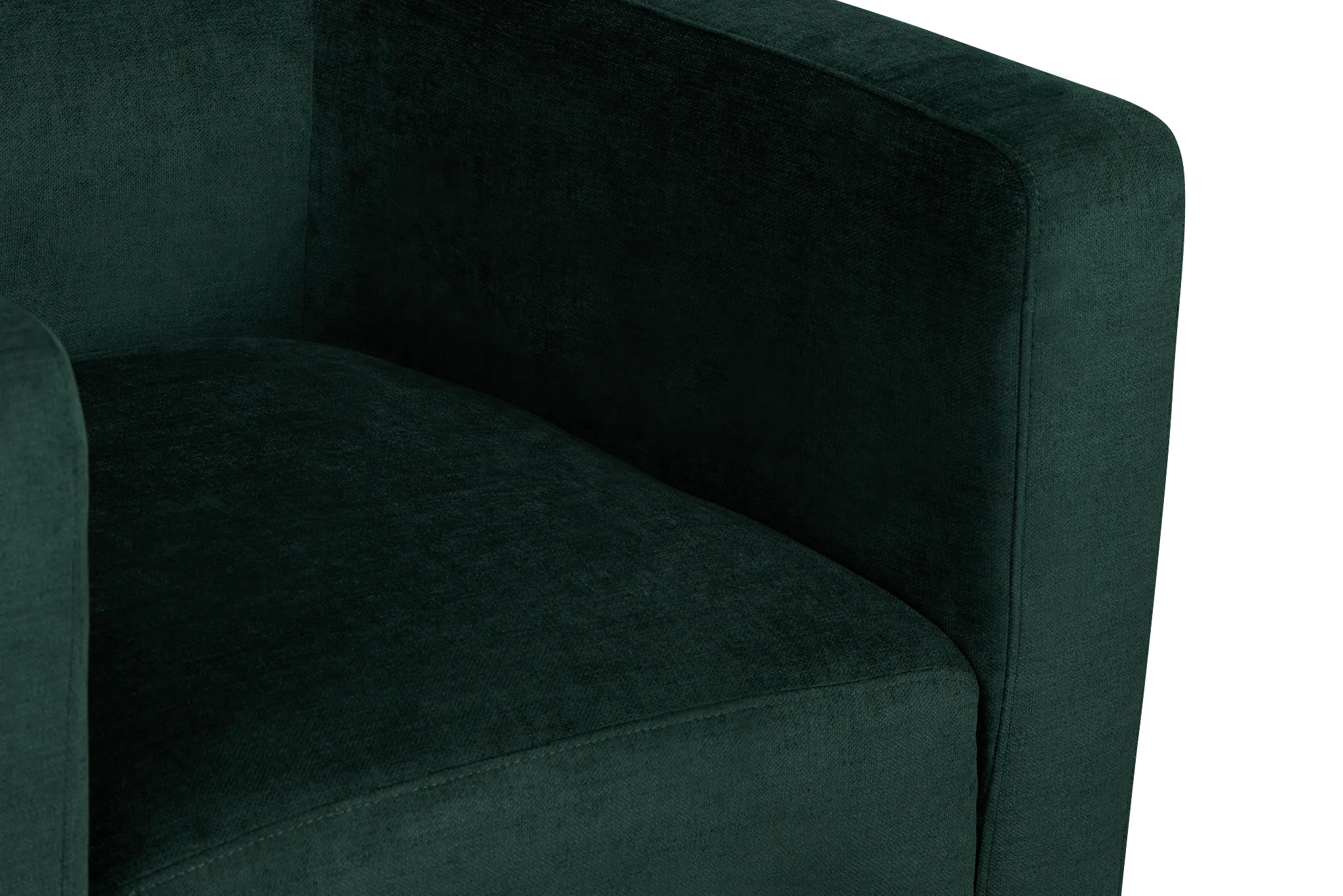 Lizzie Green Velvet Accent Chair