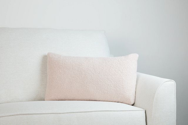 Henley Light Pink Lumbar Accent Pillow