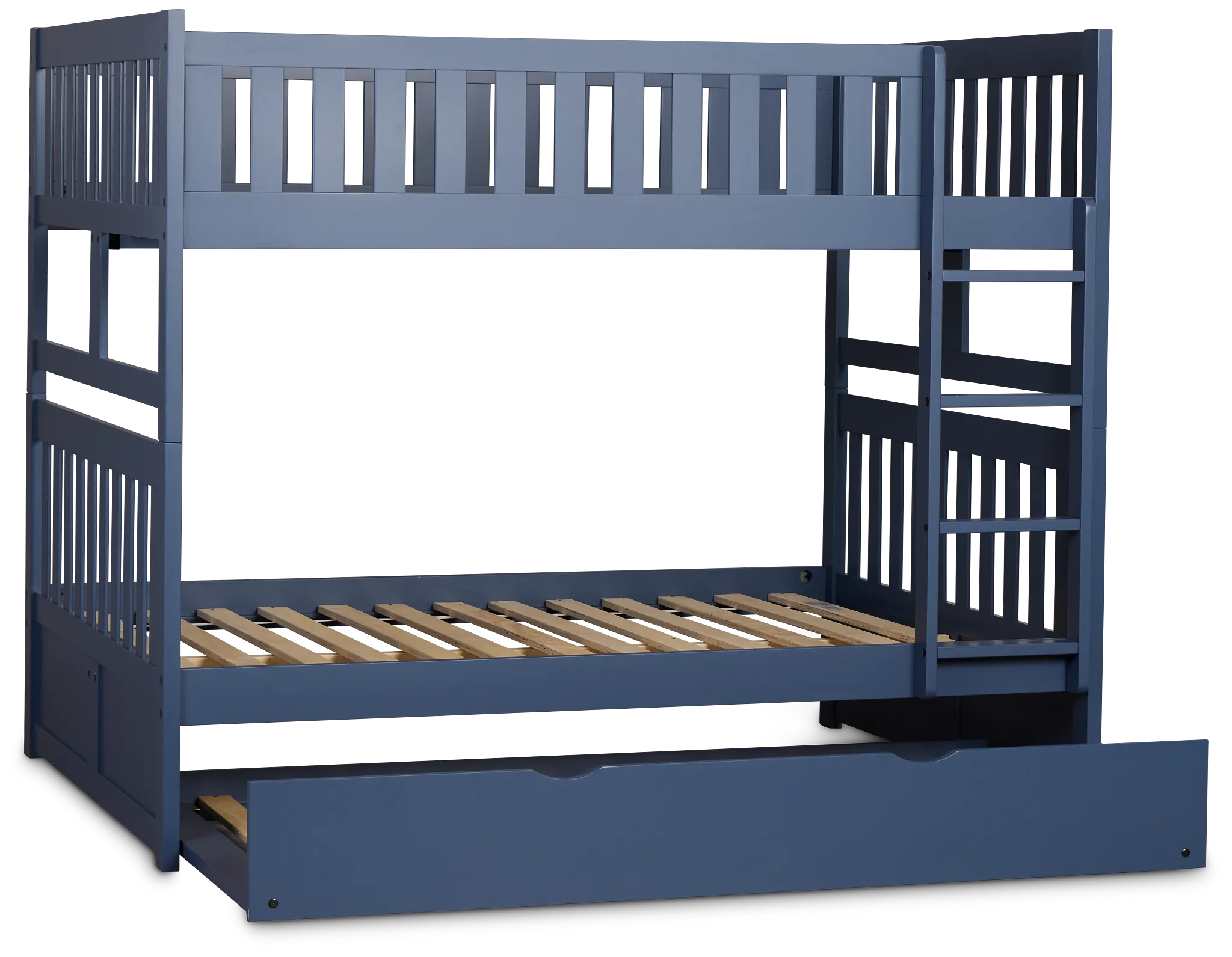 Charleston Dark Blue Trundle Bunk Bed