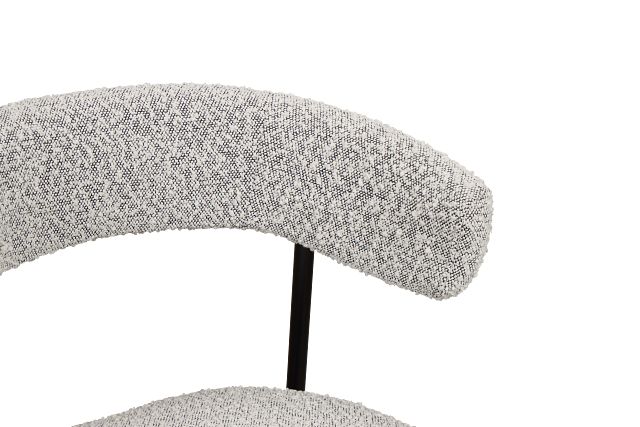 Brela Light Gray Upholstered Side Chair