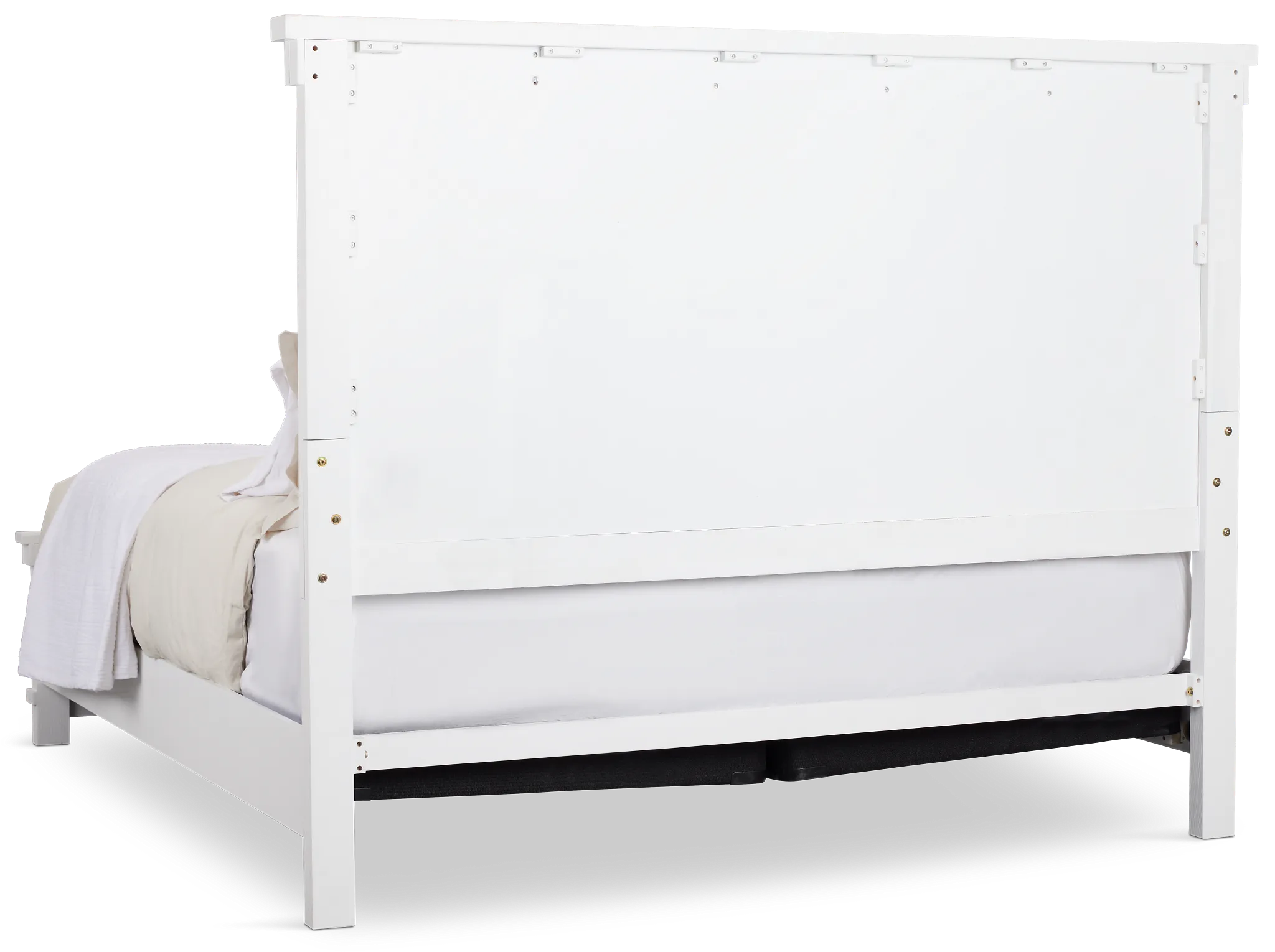Anton White Panel Bed