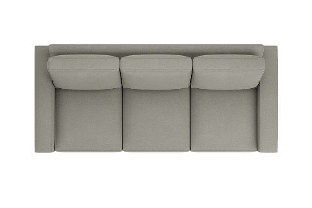 Edgewater Elite Gray 96" Sofa W/ 3 Cushions