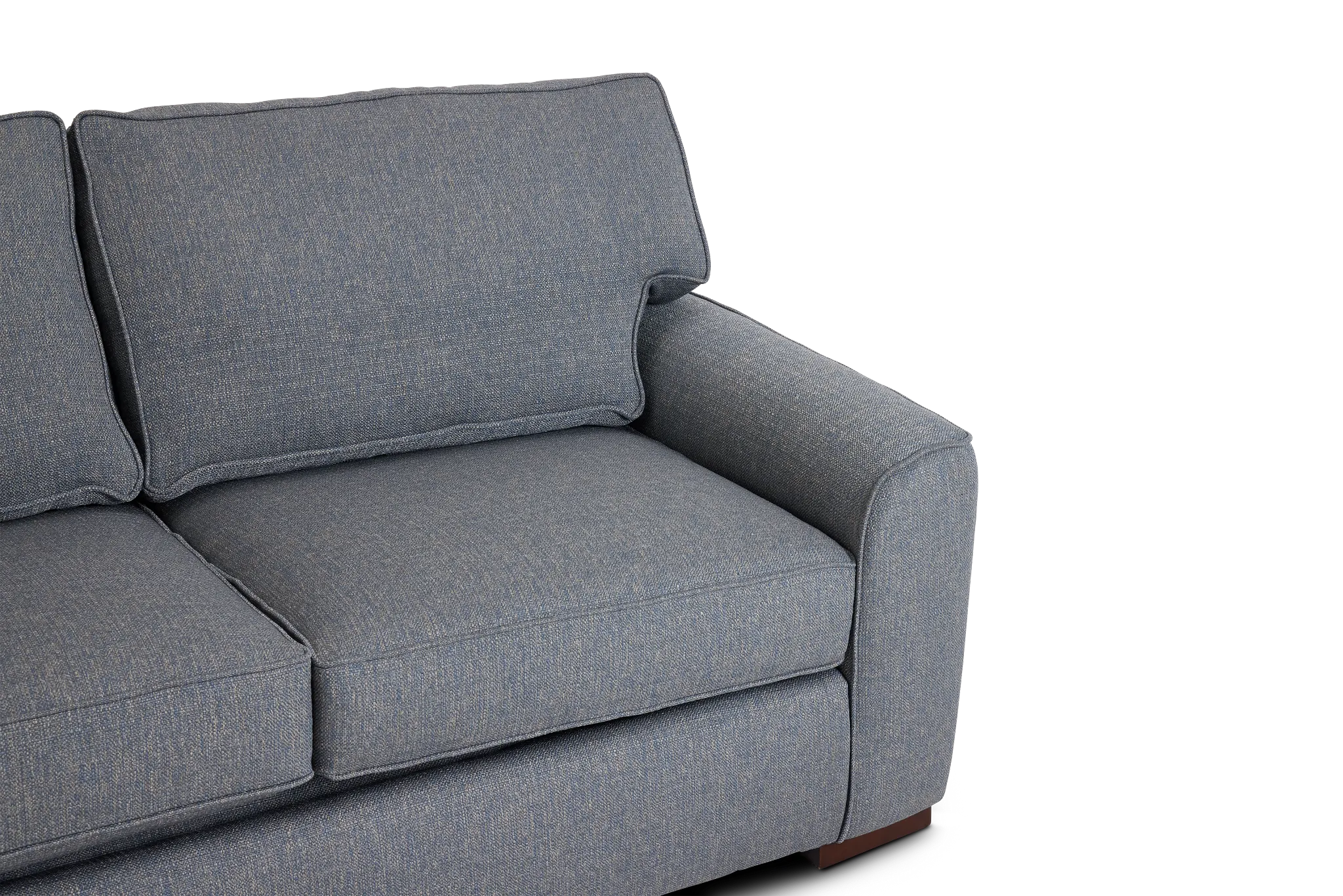 Austin Blue Fabric Loveseat