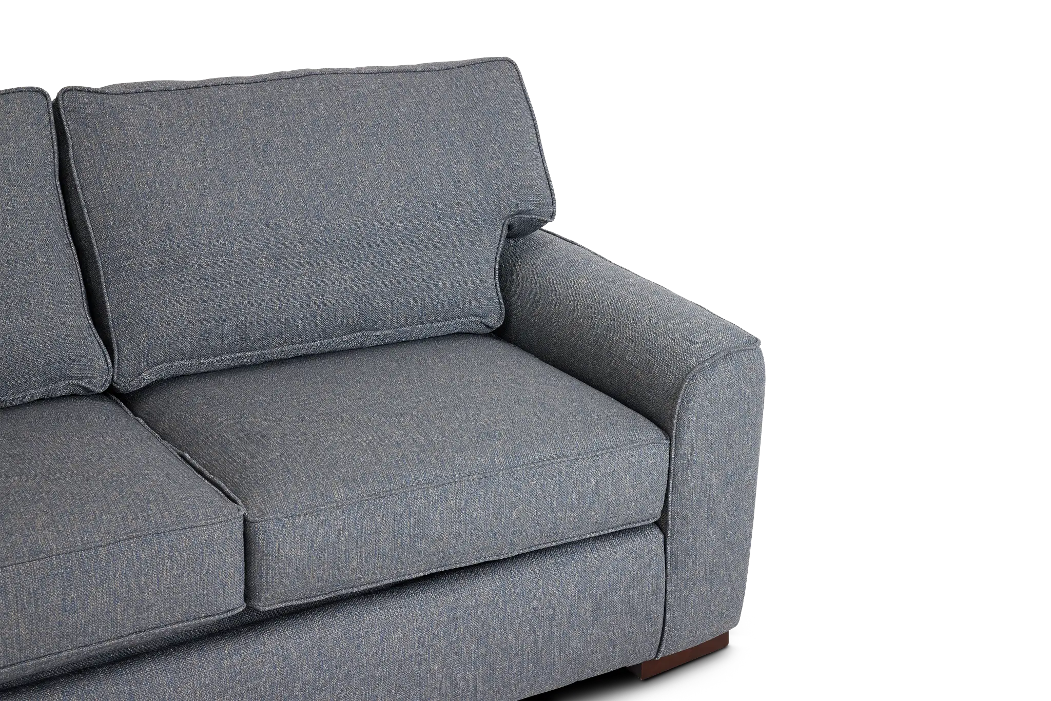 Austin Blue Fabric Loveseat Austin Blue Fabric Loveseat