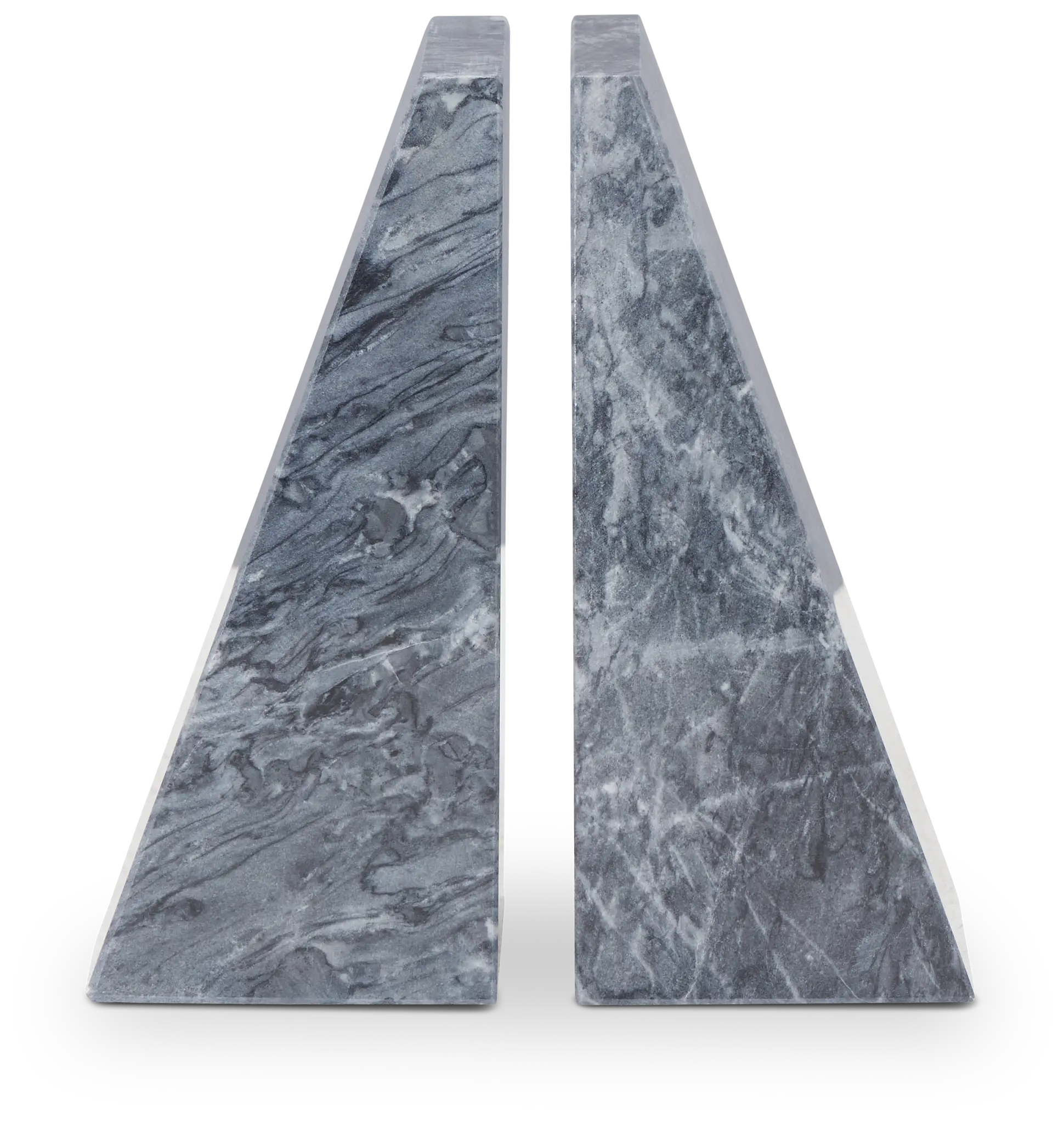 Ludo Black Marble Bookends Ludo Black Marble Bookends