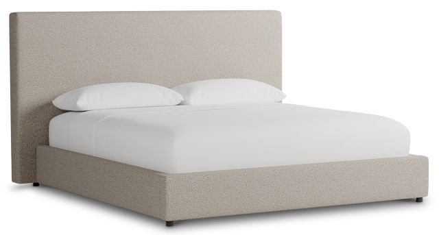 Grayton Gellar Brown 54" Upholstered Platform Bed