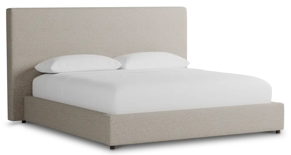 Grayton Gellar Brown 54" Upholstered Platform Bed Grayton Gellar Brown 54" Upholstered Platform Bed