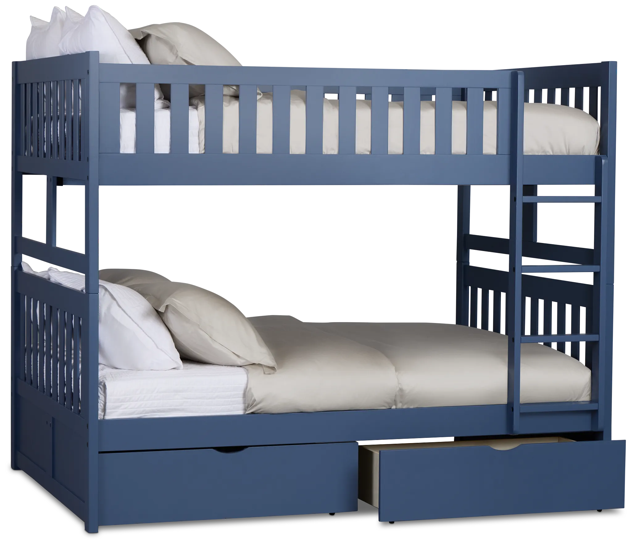 Charleston Dark Blue Storage Bunk Bed