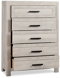 Delray White Drawer Chest