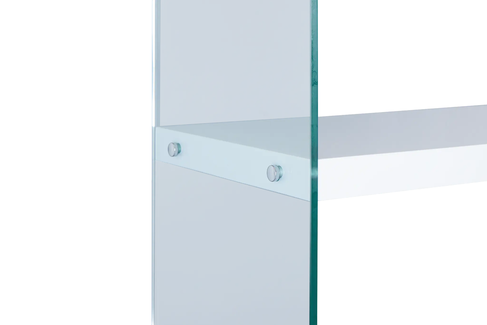 Olympia White Glass Bookcase Olympia White Glass Bookcase