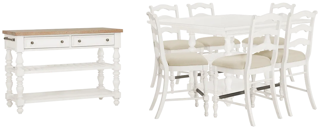 Savannah Ivory High Dining Room