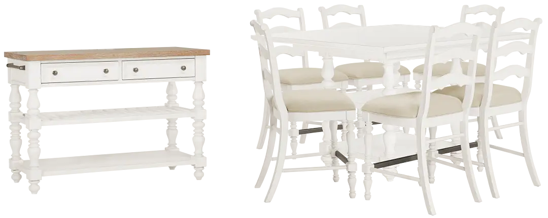 Savannah Ivory High Dining Room Savannah Ivory High Dining Room