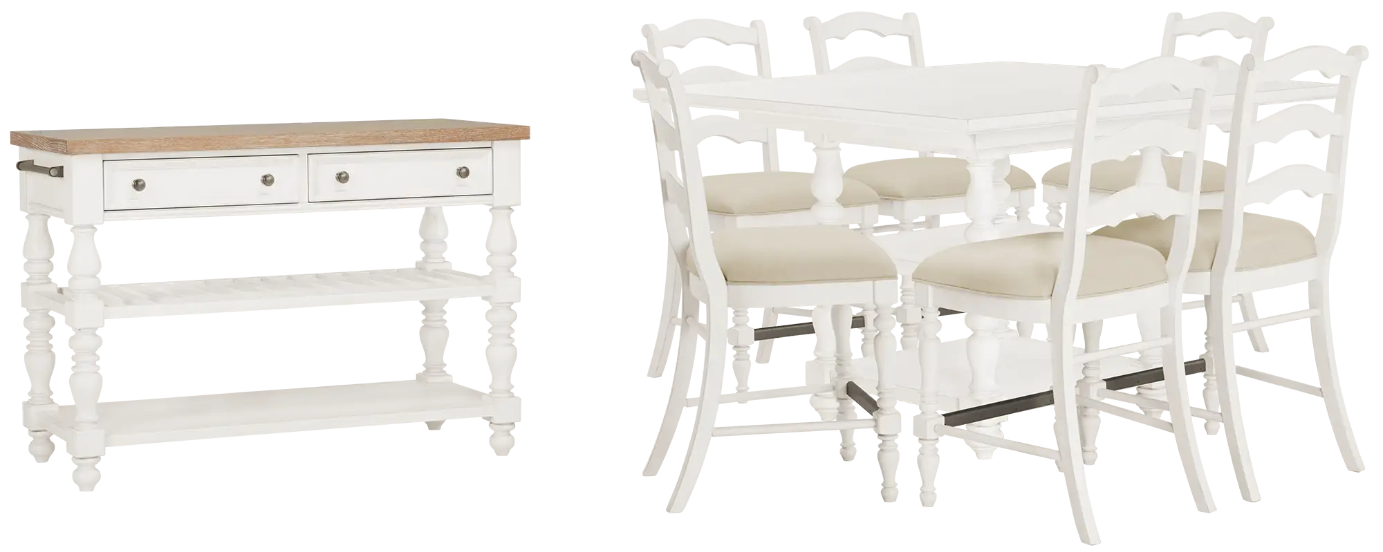 Savannah Ivory High Dining Room Savannah Ivory High Dining Room