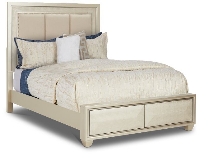 Manhattan Champagne Platform Bed