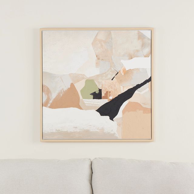 Farma Light Brown Wall Art