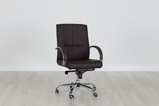 Greeley Brown Uph Desk Chair