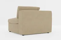 Destin Elite Taupe Fabric Corner Chair