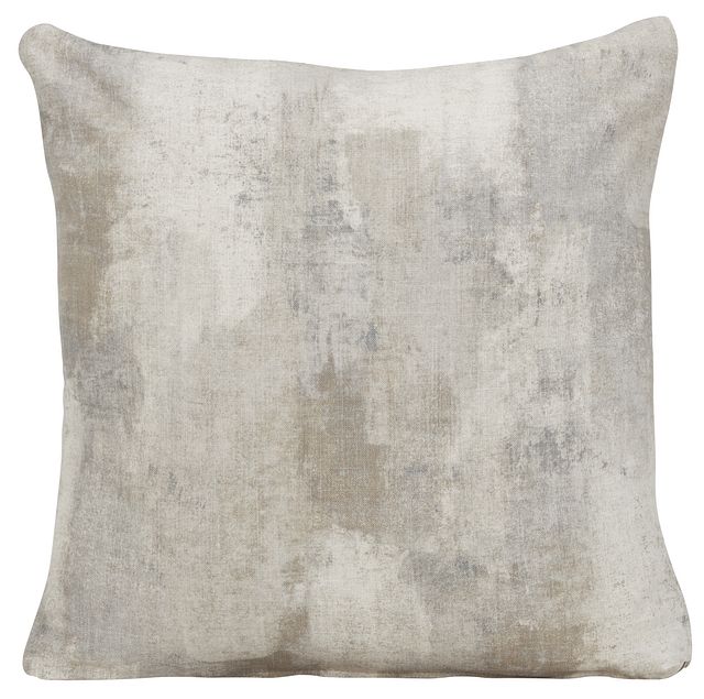 Antalya Gray Fabric Square Accent Pillow (0)