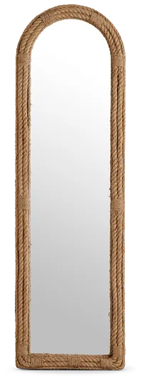 Coast Jute Floor Mirror