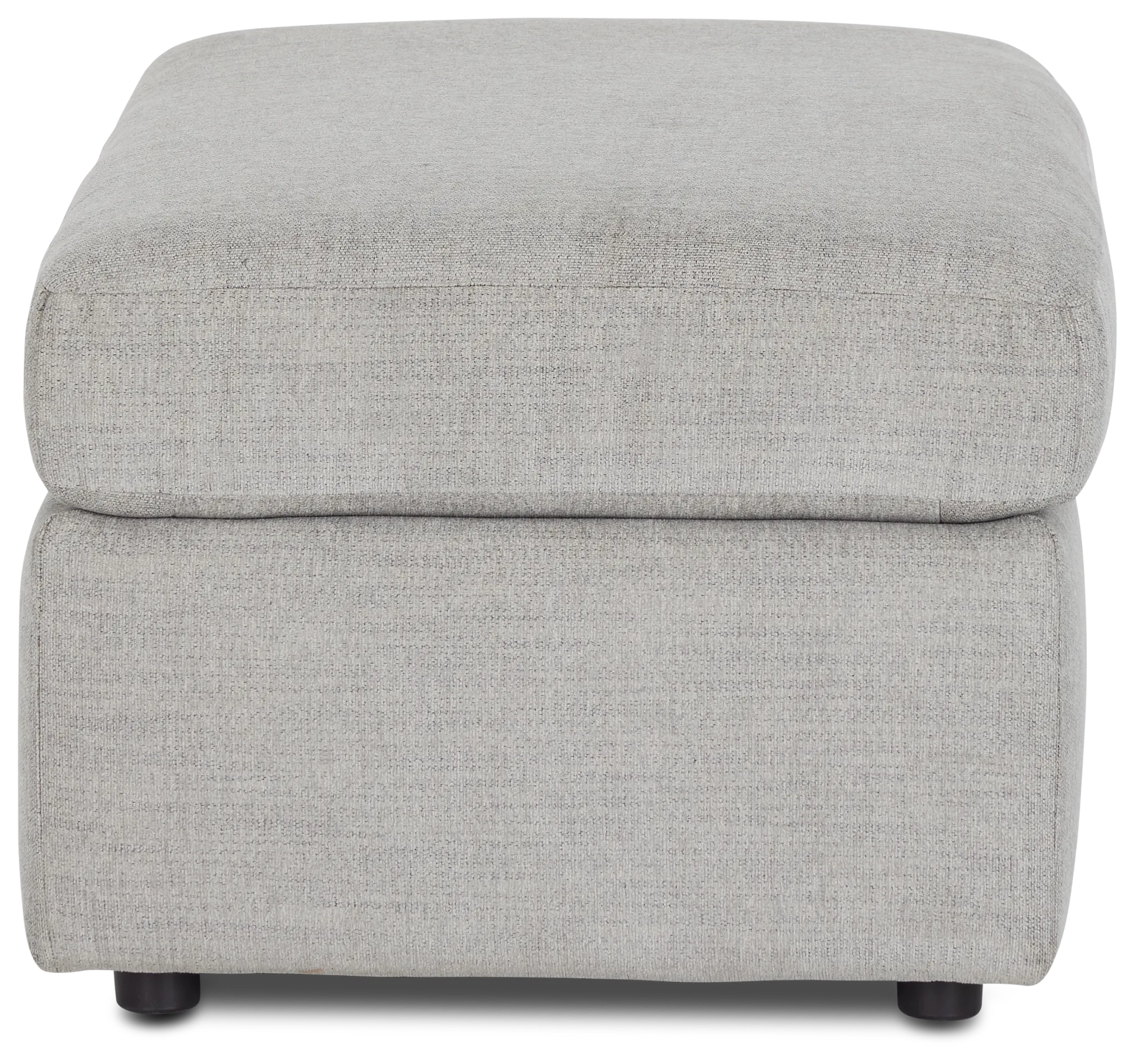 Noah Gray Fabric Ottoman