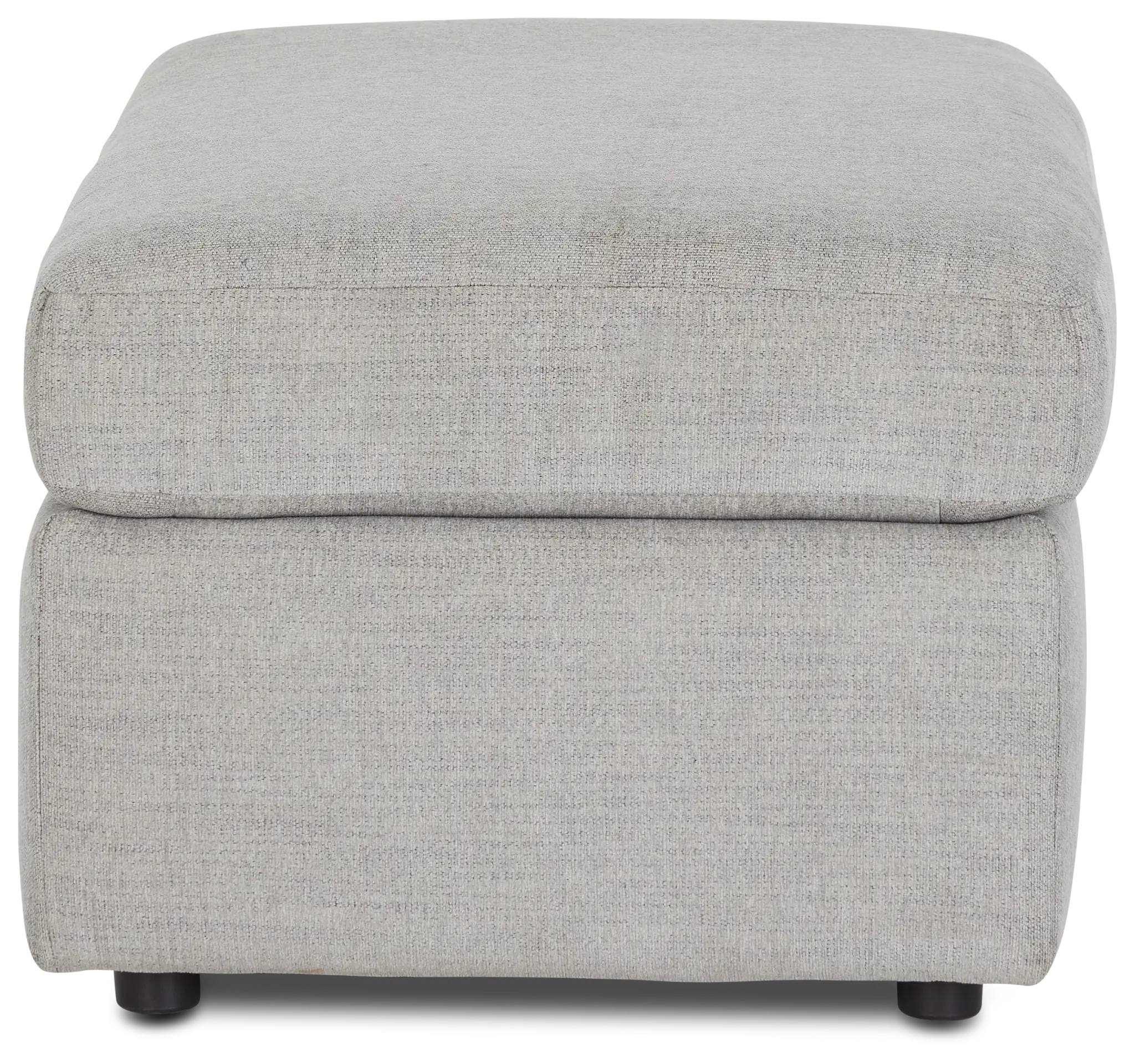 Noah Gray Fabric Ottoman Noah Gray Fabric Ottoman