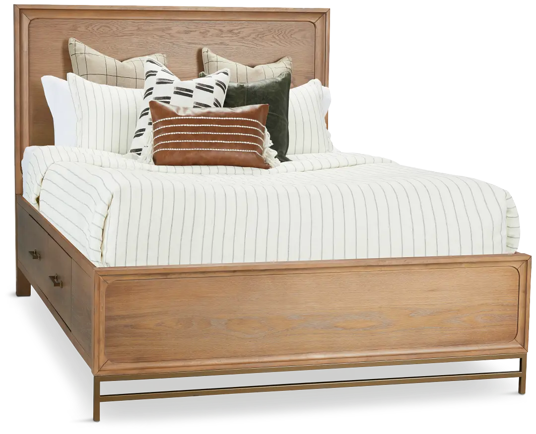 Provo Mid Tone Panel Storage Bed Provo Mid Tone Panel Storage Bed
