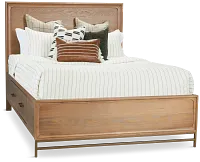 Provo Mid Tone Panel Storage Bed